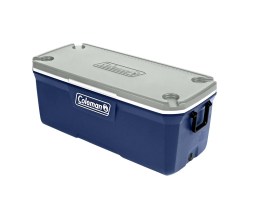 Caixa Térmica Em Poliuretano Com Termômetro Azul e Alça Lateral - 142 Litros - 150QT Lakeside - Coleman